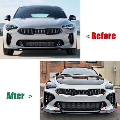 Front Bumper Side Vent Grill Blade Trim Cover for KIA Stinger (2017-2023)
