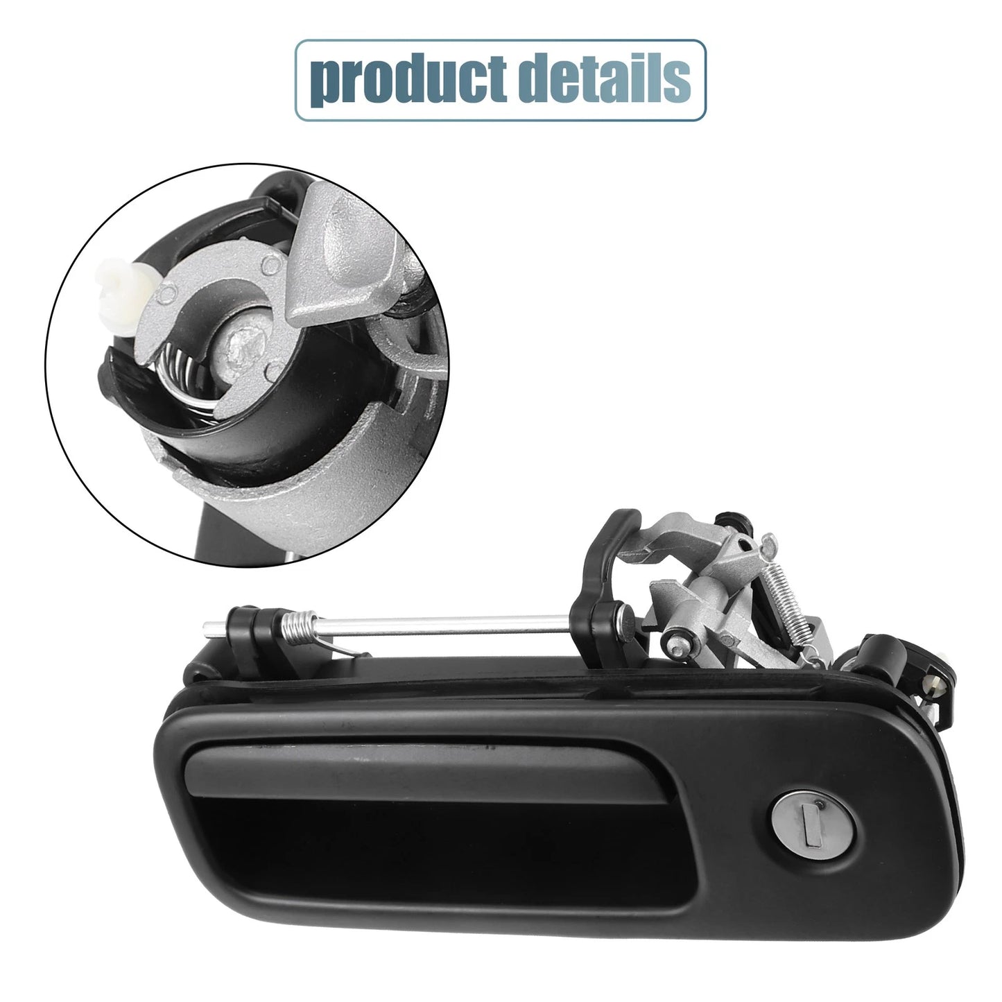 Set of 2 Tailgate Release Handles 1J6827565B 1J6827565A for VW Seat
