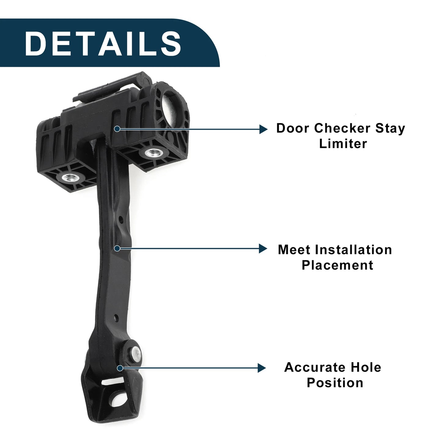 Door Check Strap Stopper No.8X3837249C for Audi A1 (2010–2018)