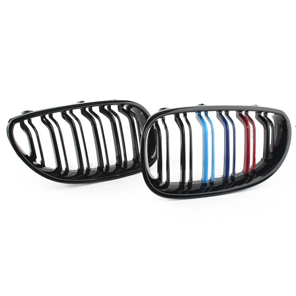 Upper Mesh Grille for BMW E60 E61 5 Series (2003-2010) Gloss Black
