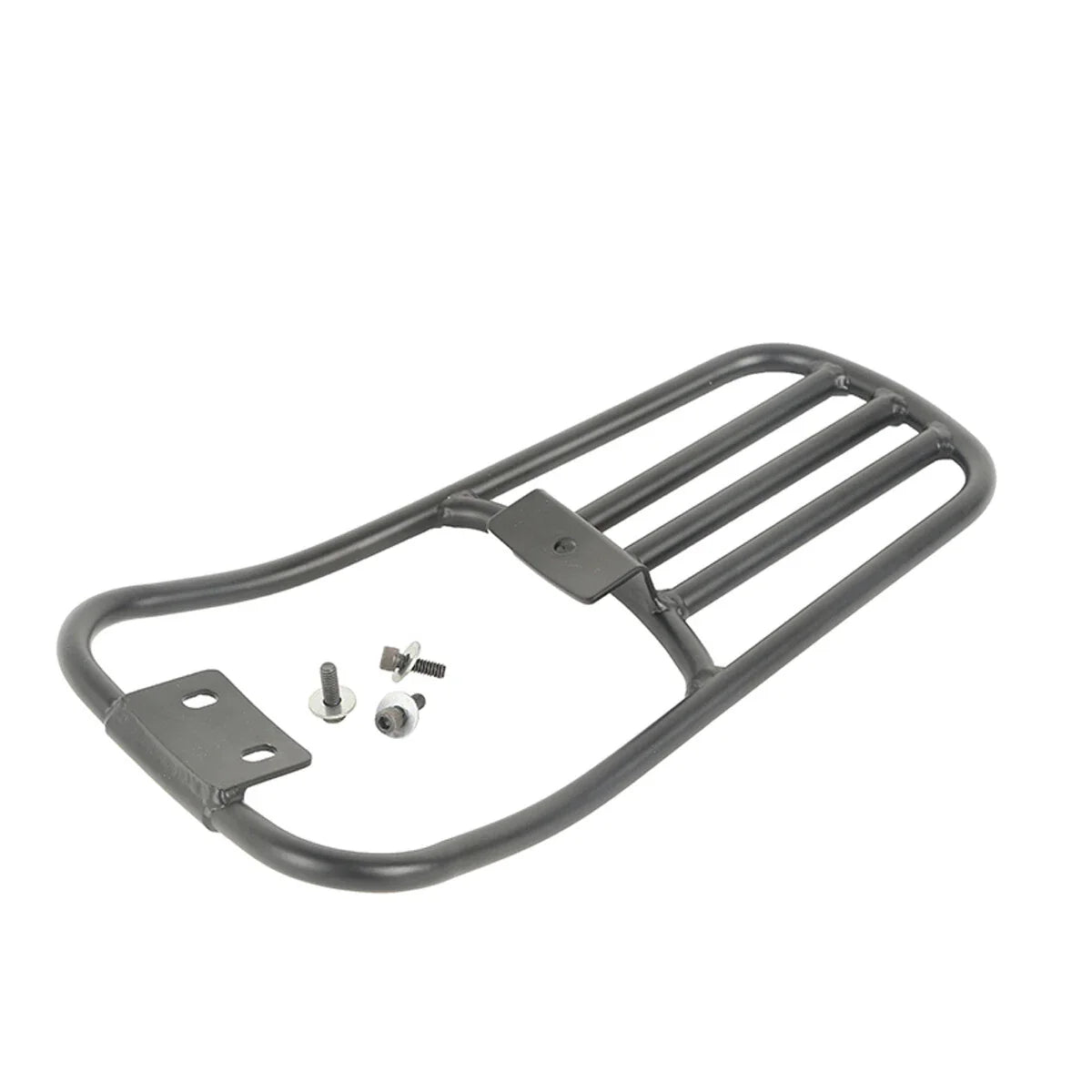 Black Rear Fender Luggage Rack for Harley Softail Deluxe (2005-2017)
