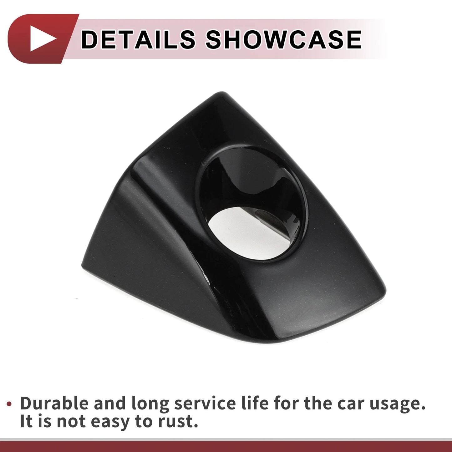 Front Left Door Handle for Audi A6 C7 (2012–2018) 4H1837879 Black ABS