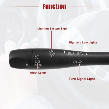 Turn Signal Switch for Chevrolet (20940369) - Multifunction Combination Switch
