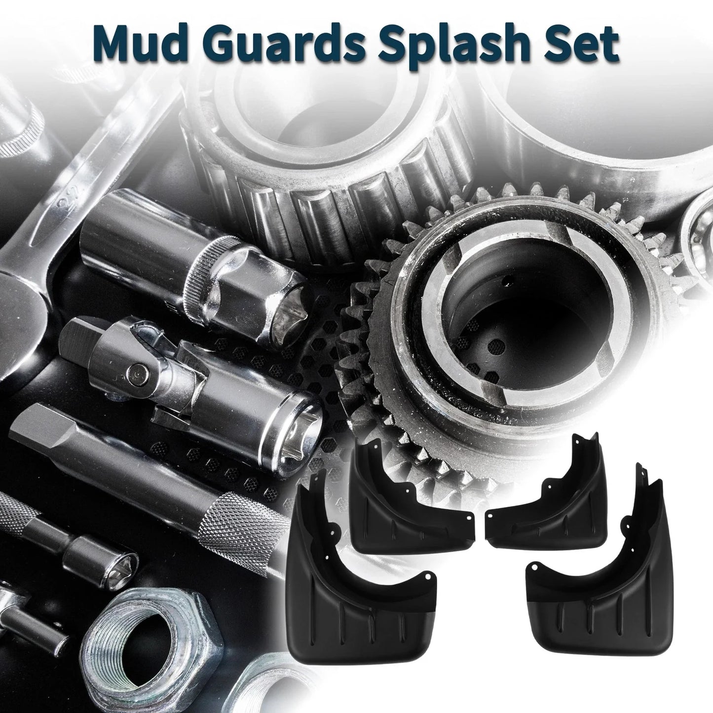 Mud Flaps Splash Guards 1 Set for Porsche Cayenne (2006-2010)