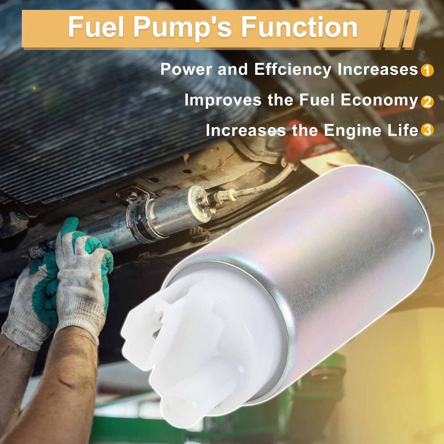 Fuel Pump Set for Suzuki Outboard DF100/DF115/DF140 (Replaces 1520093J01)