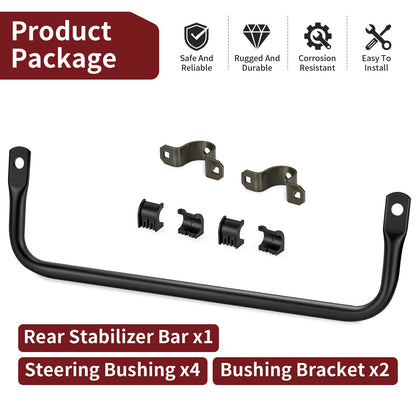 Rear Stabilizer Bar with Bushing Bracket for Polaris Sportsman XP EPS 550 (2010–2012)