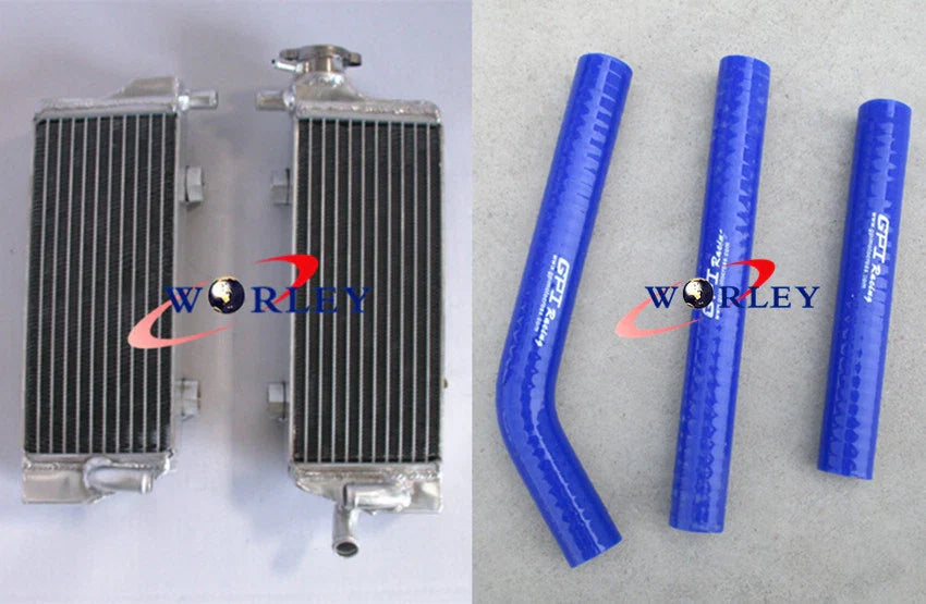 Aluminum Radiator & Hose for KTM 125/200/250/300 SX/EXC/MXC (2008-2013)