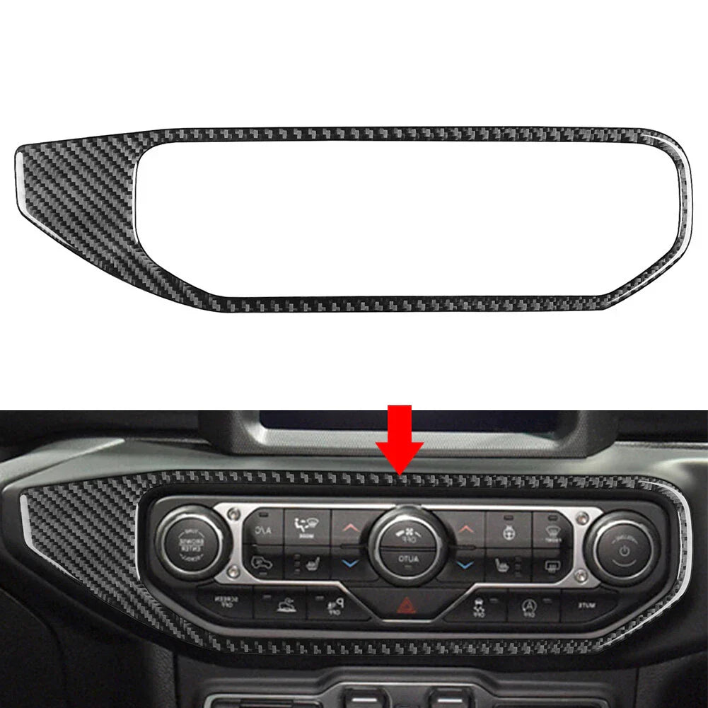 AC Climate Control Cover for Jeep Wrangler JL JLU 4XE Gladiator JT (2018-2023)