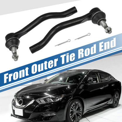 2X Front Outer Tie Rod End Links ES800357 ES800358 for Nissan Altima Maxima (1993–2001)