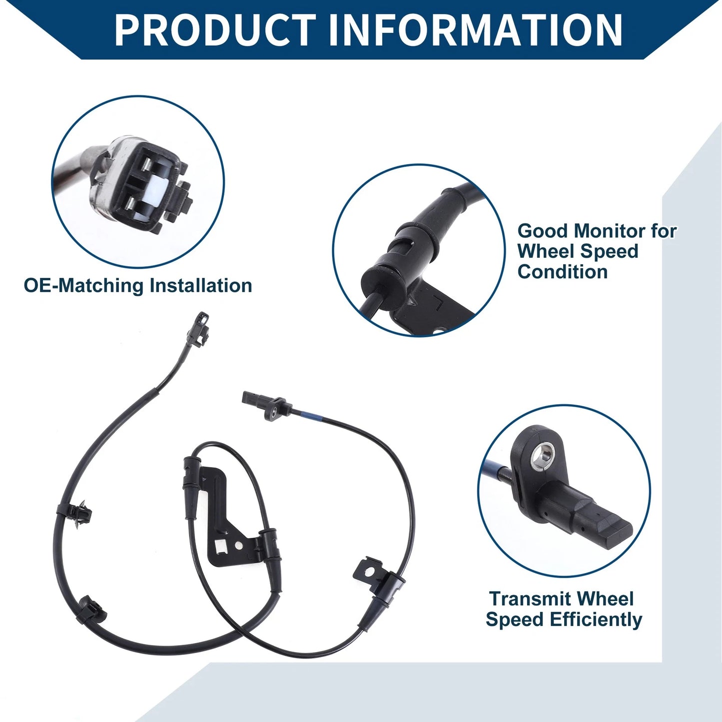 ABS Wheel Speed Sensor No. 59810F0300 for Hyundai Elantra (2017–2020)