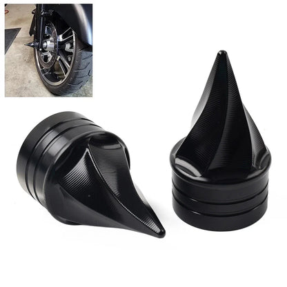 Front Axle Nut Cap for Harley Touring Road Street Glide Softail Sportster