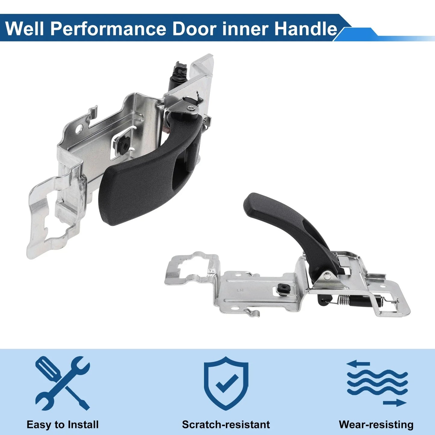 Front Passenger Side Interior Door Handle for Chevrolet Equinox (2010-2017)