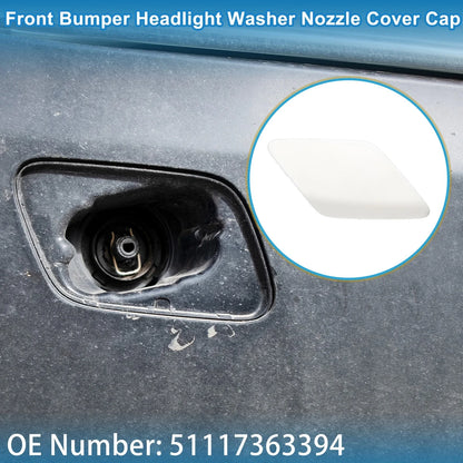Front Right Washer Nozzle Cover Cap for BMW 428i Unpainted (2014-2016)