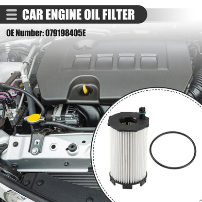 Set of 1 Engine Oil Filter with Gasket for Audi RS5 (2013–2015) 4.2L V8