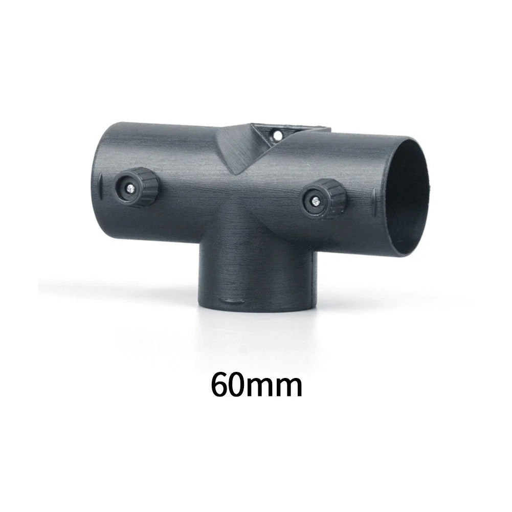 Parking Heater T-out Connector / 1 Pcs 160mm 60mm / Plastic With Vavle Flap for Car