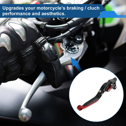 Short Long Brake Clutch Levers for Suzuki Hayabusa GSXR1300 (2008–2020) Black Red