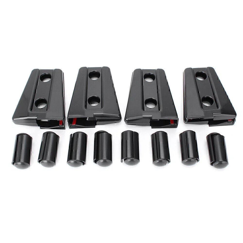 8pcs Door Hinge Covers for Jeep Wrangler JK 2007-2017 Left & Right Side
