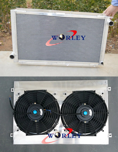 Aluminum Radiator with Shroud and Fan for Subaru Impreza WRX GC8 STI (1992–2000)