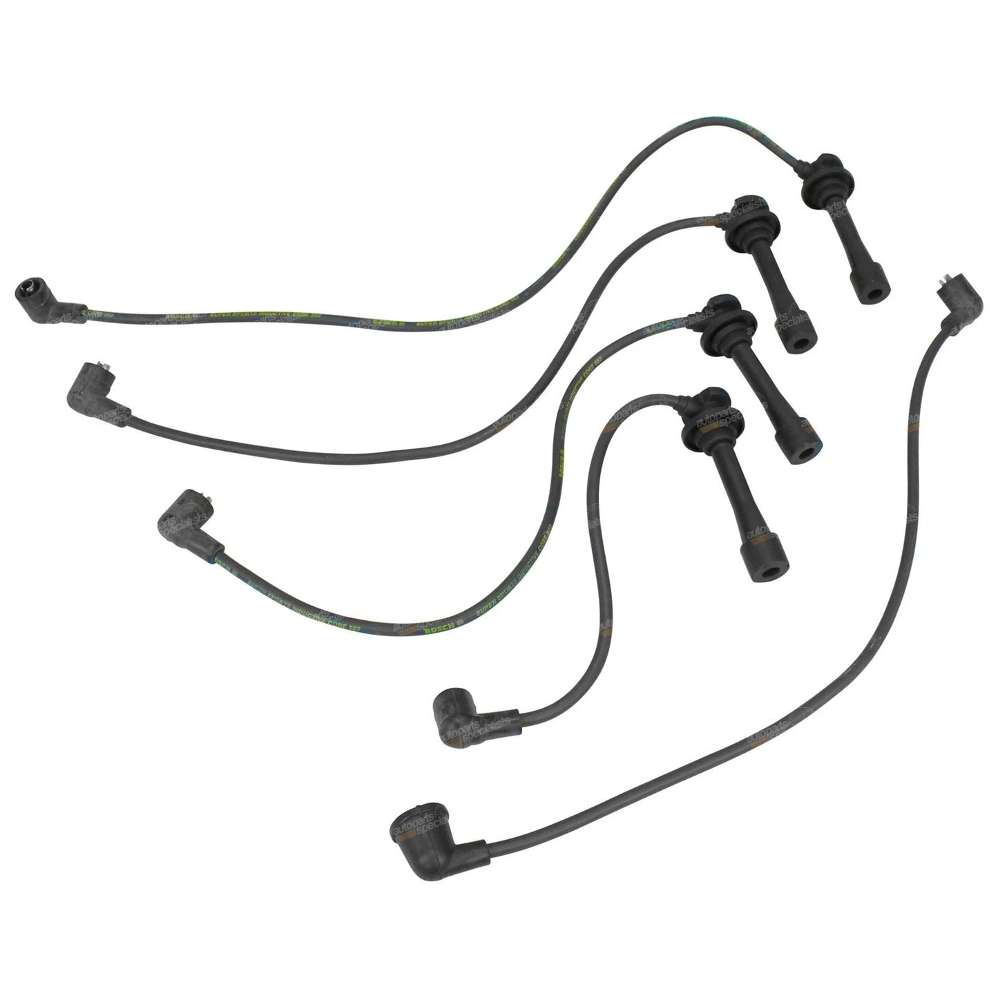 Set of 4 Ignition Spark Plug Leads for Kia Credos 2.0L (1998–2000)