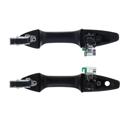 Set of 2 Outer Door Handles for Honda CR-V (2007–2012) Black