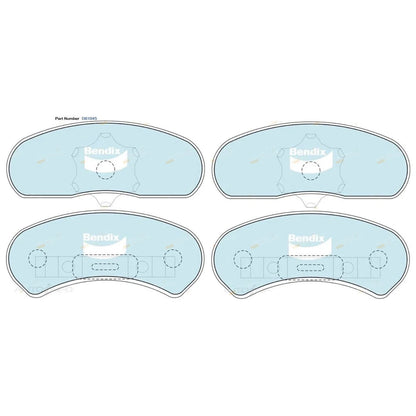 GCT Front Disc Brake Pads Set for Ford Fairlane (1972-1988)