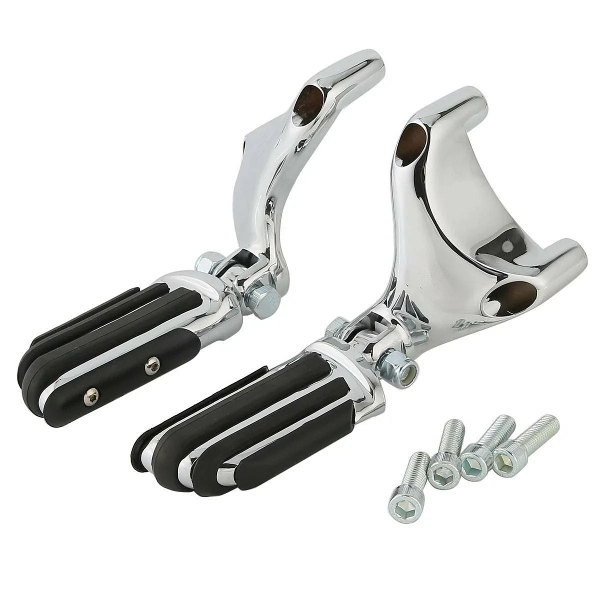 Chrome Passenger Footpeg Mounts for Harley Sportster (2004-2013)