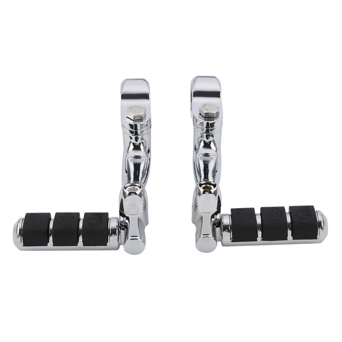 1 1/4" Engine Guard Foot Pegs Mount for Harley Touring Street Glide