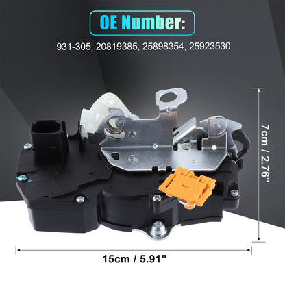 Door Lock Actuator Motor Front Right for Chevy Impala (2000–2016) 931-305 20819385 25898354