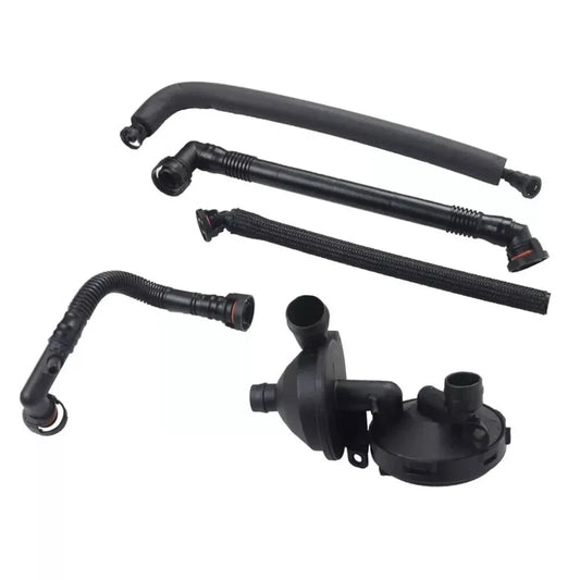 5Pcs PCV Crankcase Vent Valve & Breather Hose for BMW E46 320i 325i X3 Z3 Z4