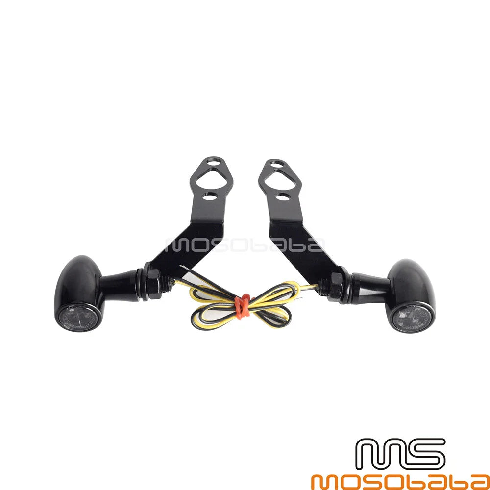 LED Turn Signal Amber Lights w/Bracket for Harley Nightster (2022-2024)