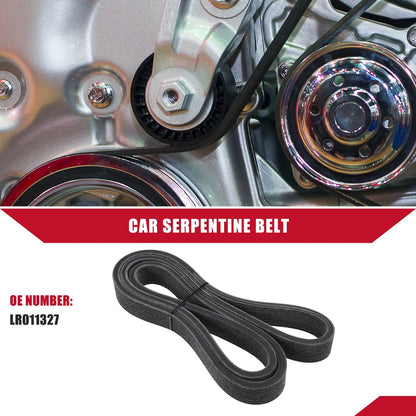 Serpentine Belt No.LR011327 for Land Rover LR4 (2014–2016) EPDM Black