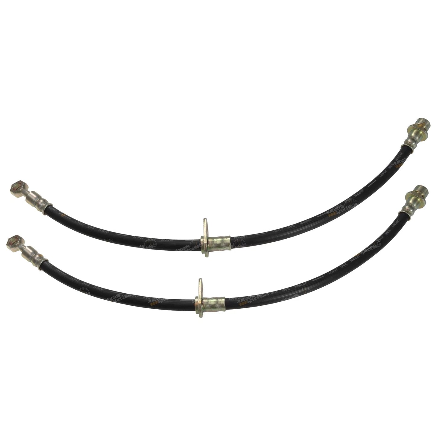 Pair of Front Caliper Brake Hoses for Toyota RAV4 (1994–2000)