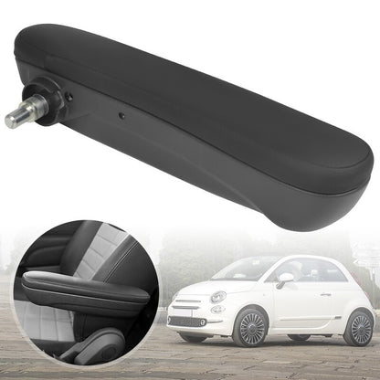 Driver Seat Armrest for Fiat 500 (2016–2019) Black Left Side