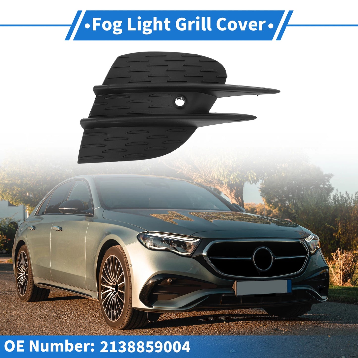 Fog Light Grill for Mercedes-Benz E-Class (2017–2020) No. 2138859004