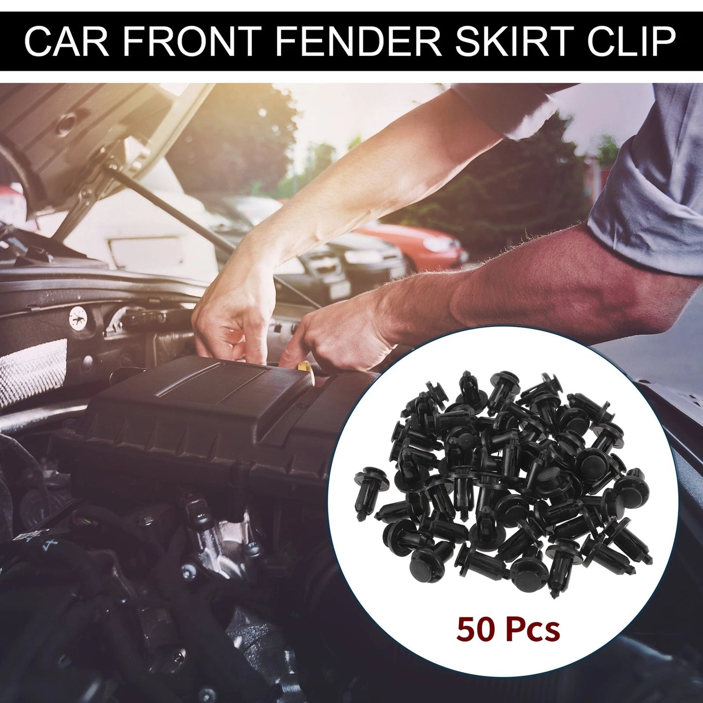 50 Pcs Front Fender Skirt Clip for Honda Pilot (2003–2015) & Accord (1997–2007)
