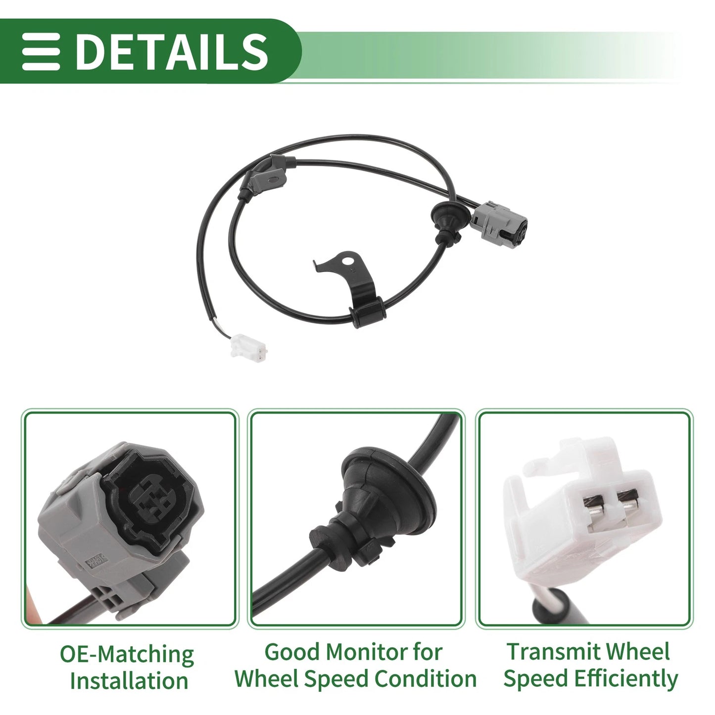 ABS Wheel Speed Sensor No. 8951652090 for Toyota Yaris (2007–2010)