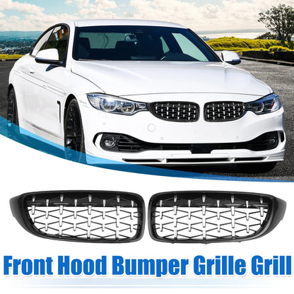 1 Pair Front Hood Bumper Grille for BMW 428i xDrive 430i xDrive 440i (2014–2020)