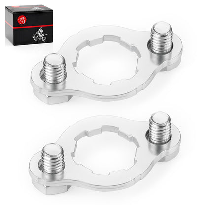 Set of 2 Front Sprocket Retainer Plates for Honda ZB50 (1988) / PC50 (1970)