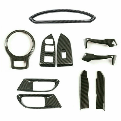 ABS Carbon Fiber Trim Cover Set for Toyota GT86 Scion FR-S Subaru BRZ