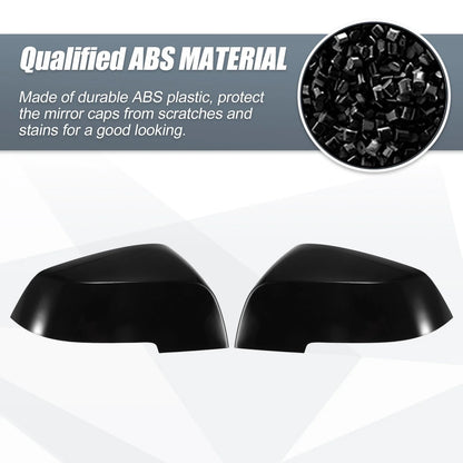 Rearview Mirror Cover Cap Gloss Black for BMW 328i 125i 330i 320i 220i