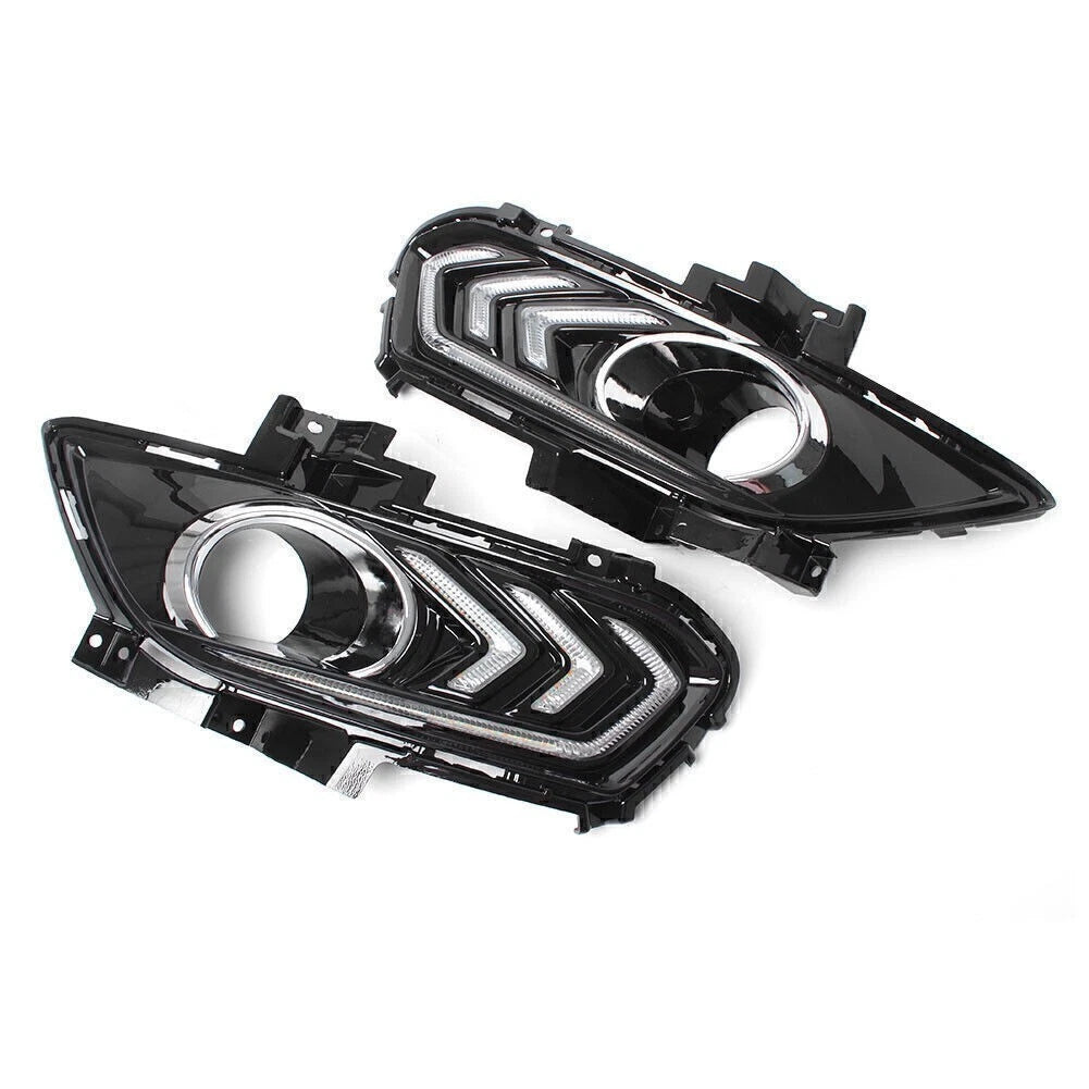 2X Daytime Running Light Fog Lamp for Ford Fusion Mondeo (2013–2015)