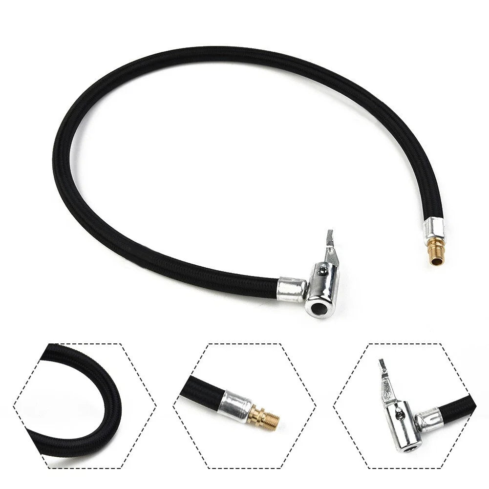Inflator Hose Adapter 60cm Pump Replacement Rubber+Metal+Cloth