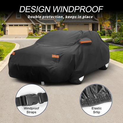Waterproof Car Cover for Toyota Supra (210D-PU, Driver Door Zipper)
