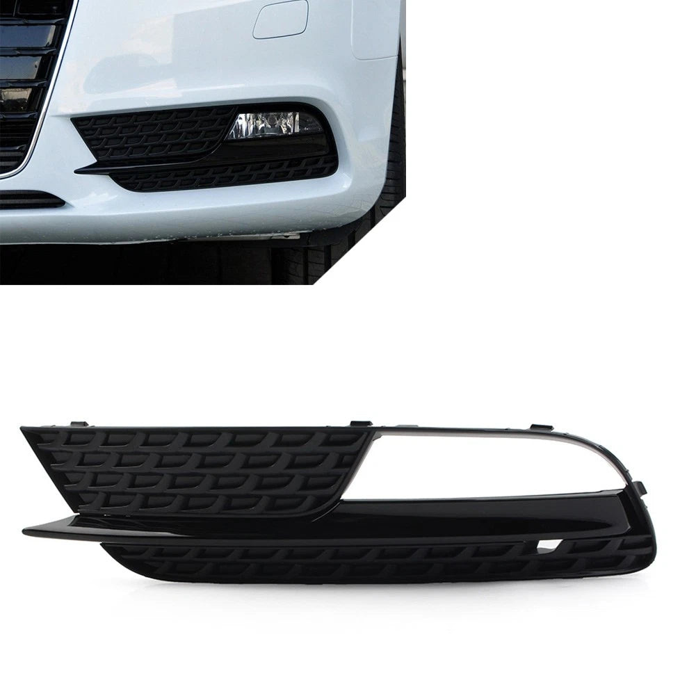 1 Pair Honeycomb Mesh Fog Light Grille Cover for Audi TT 8J (2006–2014)