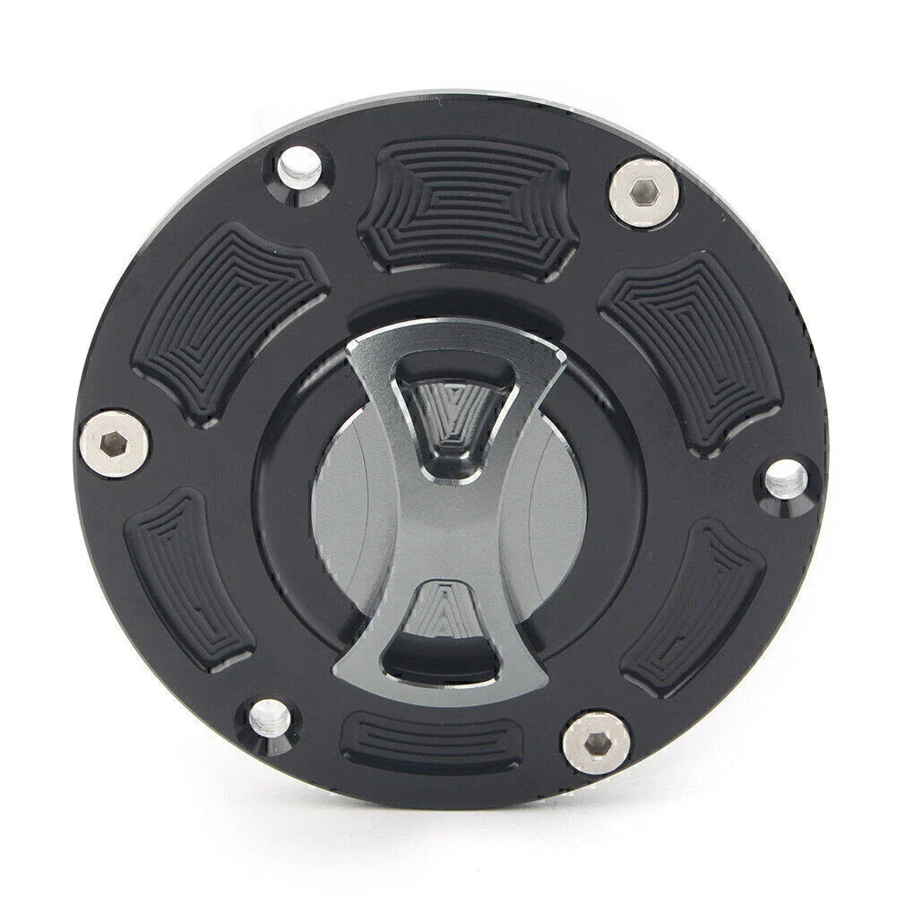 Aluminum Fuel Gas Tank Cap Cover for Kawasaki Ninja 250R EX250 EX300 (2013-2014)