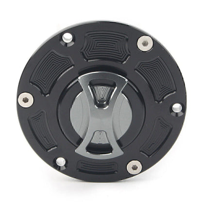 Aluminum Fuel Gas Tank Cap Cover for Kawasaki Ninja 250R EX250 EX300 (2013-2014)