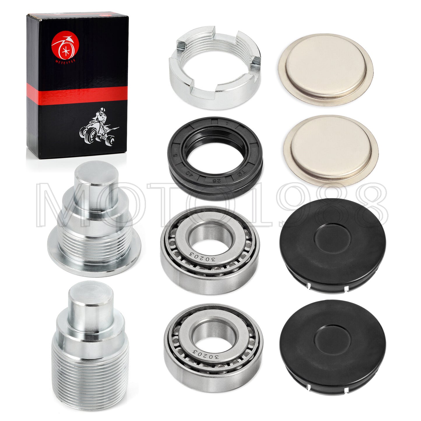 Swingarm Bearing Seal Rebuild Kit for Honda Foreman Rubicon 400 450 500 (2000–2023)