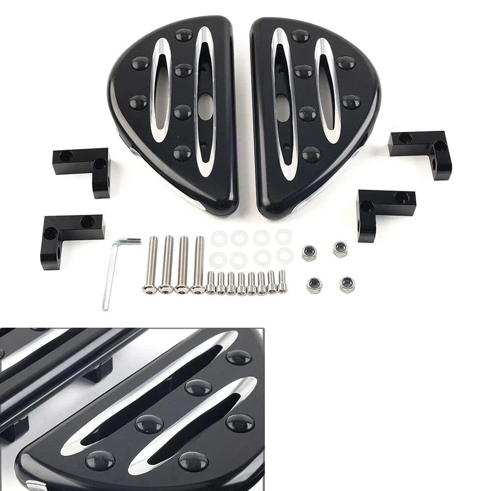 Rear Passenger Floorboard Foot Pegs  Left & Right for Harley Touring (1993-2023)