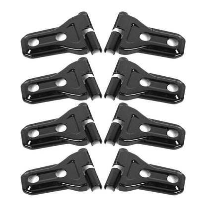 8pcs Black Door Hinge Covers for 2018+ Jeep Wrangler JL 2/4 Door Accessories