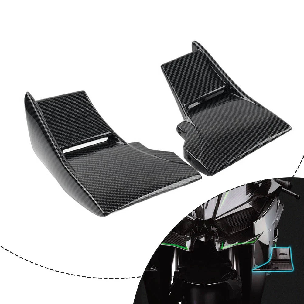 Carbon Fiber Lower Winglets for Kawasaki Ninja H2 R (2015-2023)